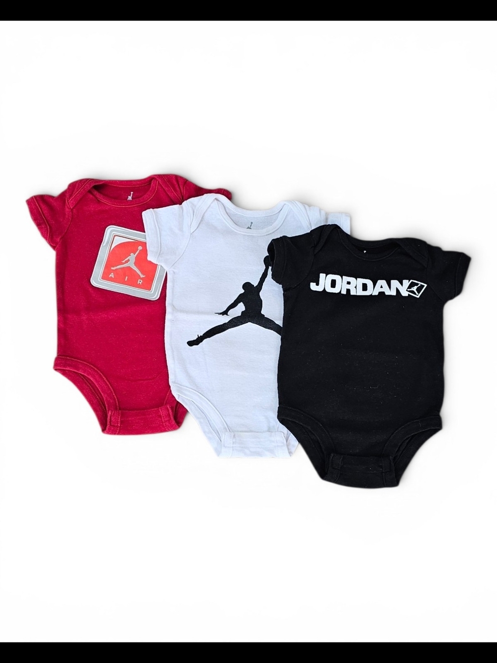 Jordan Baby 3-Pack Bodysuit Set  3–6 Months